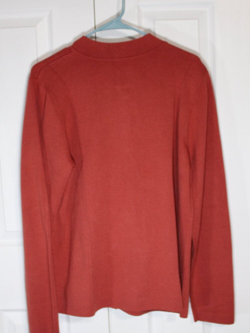 NWT J.Jill Cinnabar Colored Button-Front Closure Blazer Cardigan - Picture 7 of 14